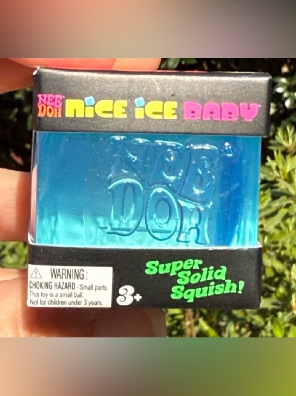 NeeDoh Nice Ice Baby Super Solid Squish - Blue